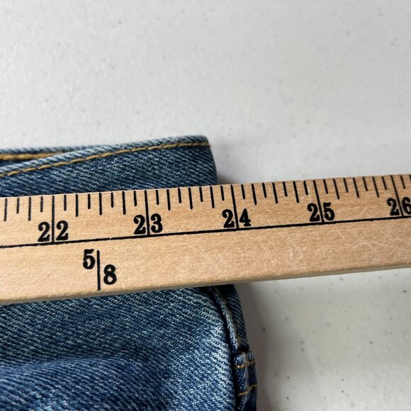 Levis 505 Jeans Mens 48 X 32 Straight Leg Big & Tall Blue Denim - Picture 11 of 13